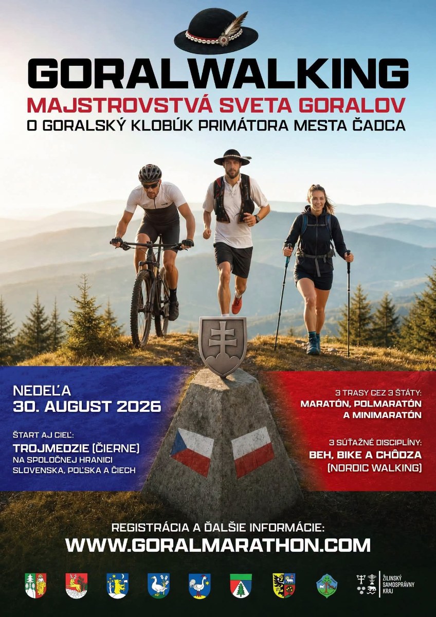 GORALWALKING 2026: Majstrovstvá sveta Goralov na Trojmedzí